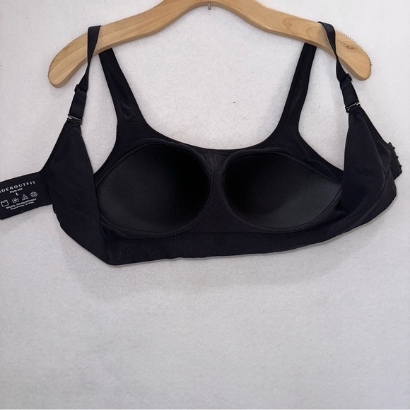 Under Outfit Comfort Shaping Bra With Adjustable Straps Black Size 2XL - Picture 7 of 8